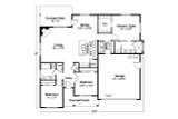 Ranch House Plan - Eastgate 31-047 - 1st Floor Plan 