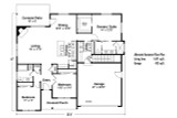 Ranch House Plan - Eastgate 31-047 - Optional Floor Plan 