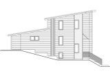 Modern House Plan - Wellington 60-066 - Left Exterior 