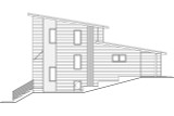 Modern House Plan - Wellington 60-066 - Right Exterior 