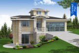 Craftsman House Plan - Boulder Ridge 31-287 - Front Exterior 
