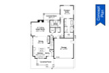 Craftsman House Plan - Boulder Ridge 31-287 - 1st Floor Plan 