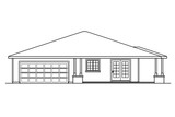 Craftsman House Plan - Tealwood 30-440 - Left Exterior 
