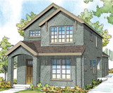 Contemporary House Plan - Montrose II 30-822 - Front Exterior 