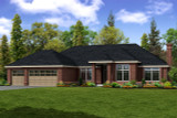 Contemporary House Plan - Westbrook 30-065 - Front Exterior 