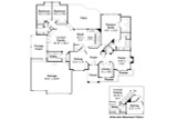 Contemporary House Plan - Westbrook 30-065 - 1st Floor Plan 