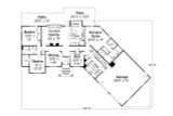 European House Plan - Rain Song 31-245 - 1st Floor Plan 