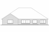 Secondary Image - European House Plan - Winterberry 30-742 - Rear Exterior 