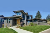 Contemporary House Plan - Rogue 31-127 - Front Exterior 