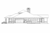 Prairie House Plan - Metolius 30-746 - Right Exterior 