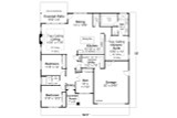 Prairie House Plan - Chicory 31-169 - 1st Floor Plan 