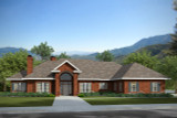 Classic House Plan - Brentwood 30-007 - Front Exterior 