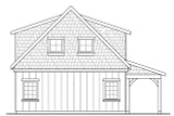 Craftsman House Plan - Garage 20-087 - Rear Exterior 