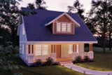 Bungalow House Plan - Richardson 30-102 - Exterior 