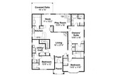 Craftsman House Plan - Springvale 30-950 - 1st Floor Plan 