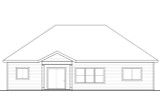 Cottage House Plan - Northfield 30-972 - Rear Exterior 