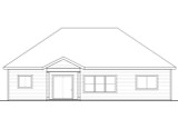 Secondary Image - Cottage House Plan - Northfield 30-972 - Rear Exterior 