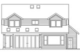 Country House Plan - Marion 30-174 - Rear Exterior 