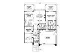 Prairie House Plan - Autumn 31-114 - 1st Floor Plan 