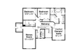 Secondary Image - Craftsman House Plan - Oakridge 30-761 - 2nd Floor Plan 