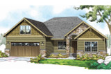 Craftsman House Plan - Cascadia 30-804 - Front Exterior 