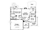 Country House Plan - Brillion 30-167 - 1st Floor Plan 