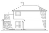 Country House Plan - Lakeview 10-079 - Rear Exterior 