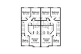 Secondary Image - Craftsman House Plan - Toliver 60-020 - 2nd Floor Plan 