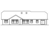 Craftsman House Plan - Pinedale 30-228 - Rear Exterior 