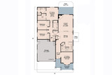 Craftsman House Plan - Bergstrom 30-206 - 1st Floor Plan 