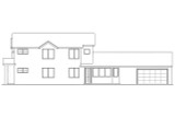 Contemporary House Plan - Rock Creek 30-821 - Right Exterior 