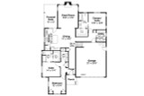 Cottage House Plan - Brookstone 31-066 - 1st Floor Plan 