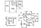 Ranch House Plan - Kingsley 30-184 - 1st Floor Plan 