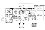 Mediterranean House Plan - Vercelli 30-491 - 1st Floor Plan 