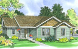 Traditional House Plan - Mattson 30-195 - Front Exterior 