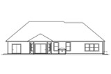 Traditional House Plan - Davidson 30-384 - Rear Exterior 