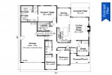 Farmhouse House Plan - Tacoma 31-140 - 1st Floor Plan 