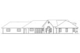 Secondary Image - Traditional House Plan - Hawthorne 30-054 - Rear Exterior 