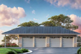 Traditional House Plan - Garage 20-151 - Front Exterior 