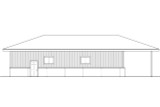 Traditional House Plan - Garage 20-151 - Rear Exterior 