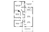 Cottage House Plan - Morrison 30-973 - 1st Floor Plan 