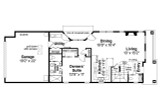 Contemporary House Plan - Montrose 30-823 - 1st Floor Plan 