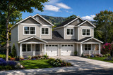 Craftsman House Plan - Cartersville 60-017 - Front Exterior 