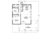 Bungalow House Plan - Kent 30-498 - 1st Floor Plan 