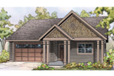 Cottage House Plan - Caspian 30-868 - Front Exterior 