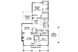 Bungalow House Plan - Markham 30-575 - 1st Floor Plan 