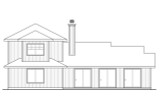 Country House Plan - Oakview 30-851 - Rear Exterior 