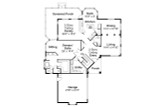 Southwest House Plan - Southaven 11-038 - 1st Floor Plan 