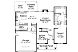 Country House Plan - Brookside 30-613 - 1st Floor Plan 