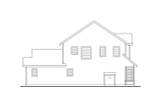 Country House Plan - Shiloh 30-837 - Left Exterior 